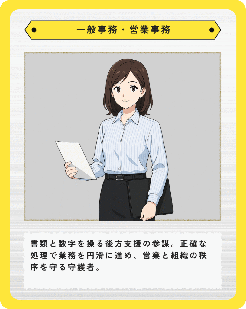 一般事務・営業事務: